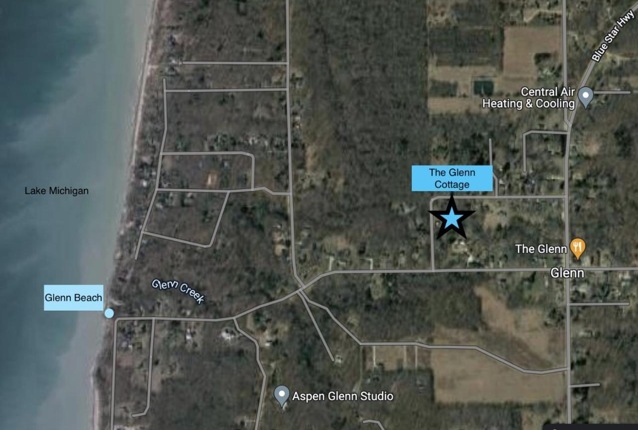 The Charming Glenn Cottage! Walk To Lake Michigan! Fennville Buitenkant foto